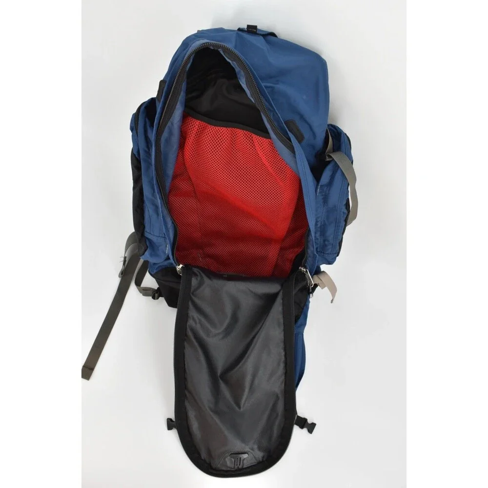 REI Size Small 50L Alpine Plus Blue Vintage Internal Frame Hiking Backpack